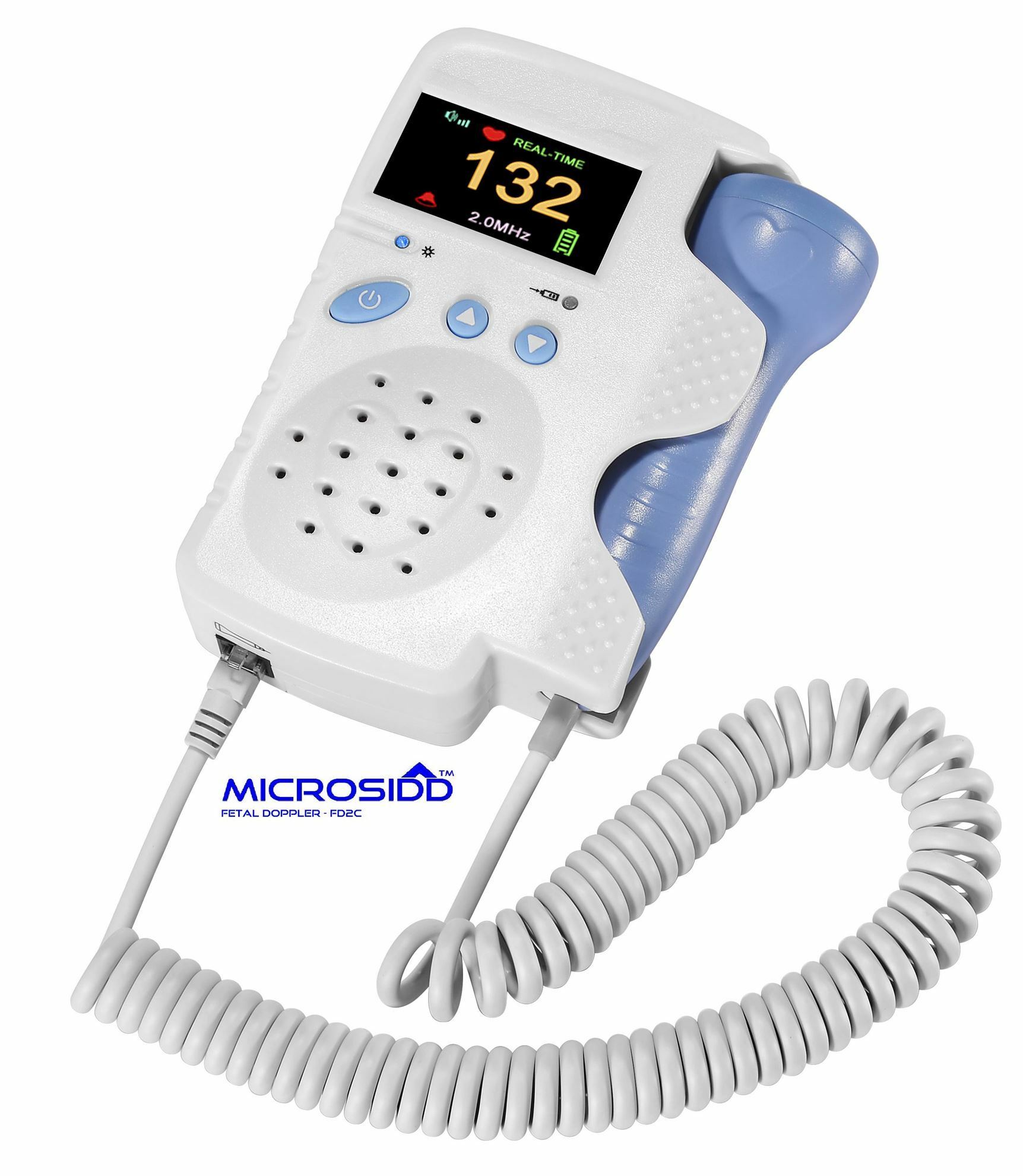 Fetal Doppler colour screen