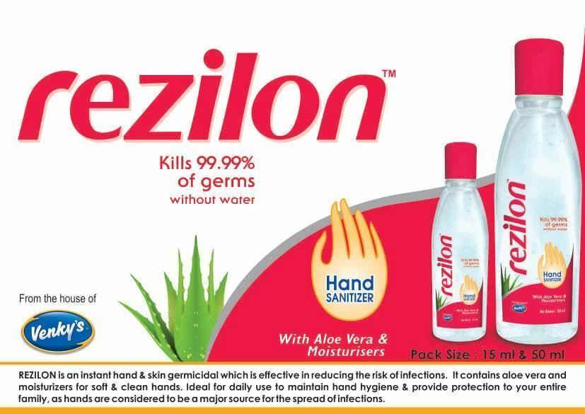 Rezilon 50ml hand wash sanitizer