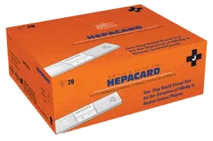 HEPACARD 50TEST PACK
