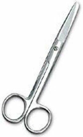 microsidd DISSECTING SCISSOR BLUNT 6" inches Straight Dissecting Scissors (Blunt/Sharp Blades)