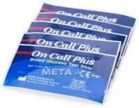Oncall Plus Glucometer Strips 50 Foil Pack