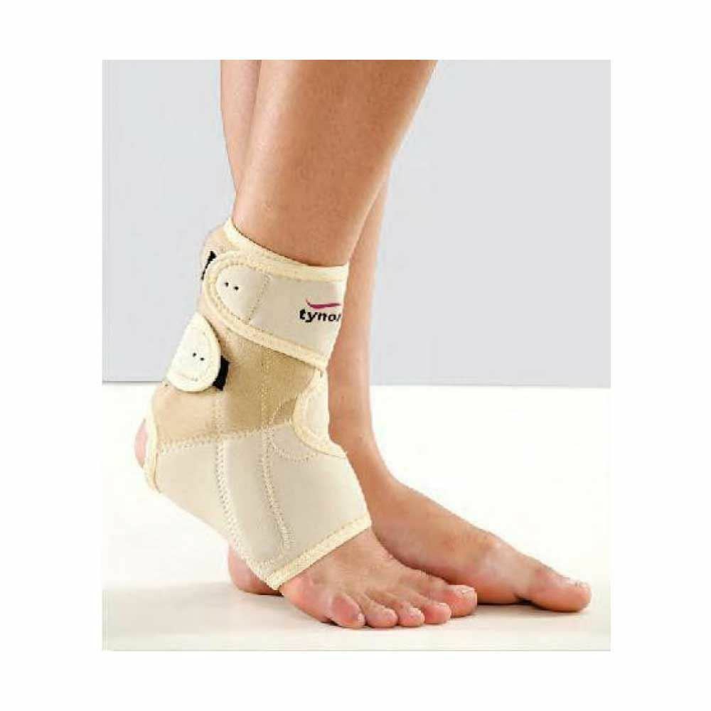 Tynor Ankle Support Neoprene Ankle Support (Free Size, Beige)