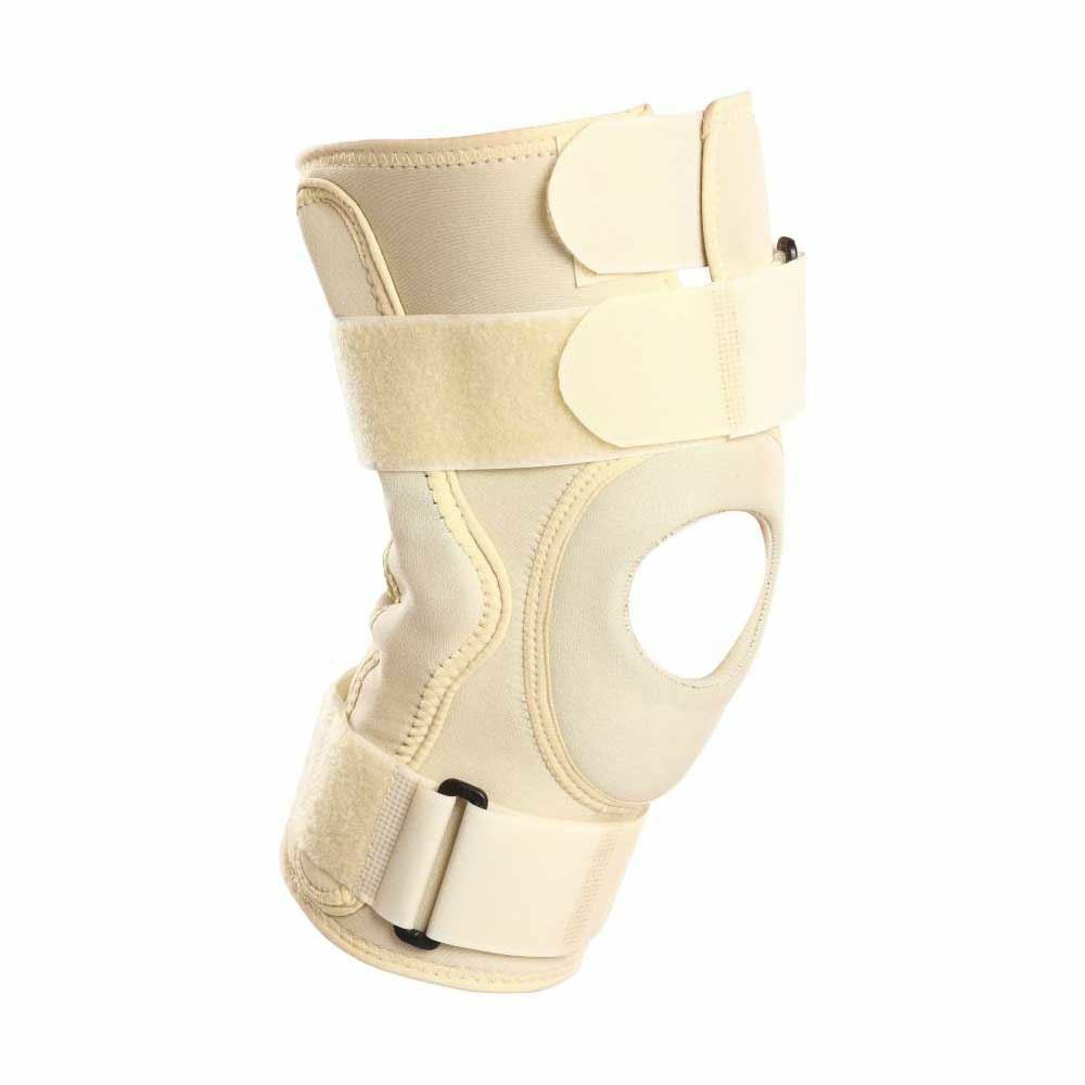 Tynor Hinged Brace Neoprene Cap Knee Support (XXL, Beige)