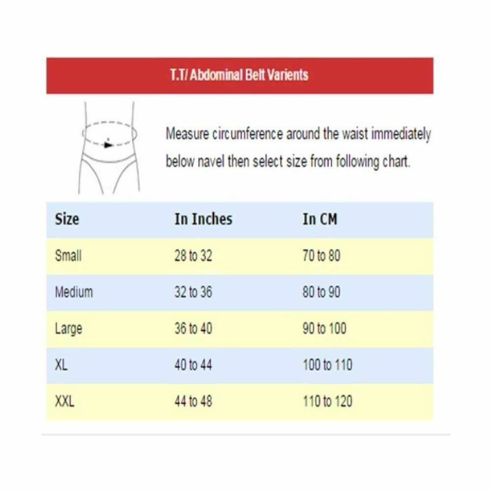 Tynor Orthopaedic, Stomach, Post Operative Belt Abdomen Support (L, Grey)