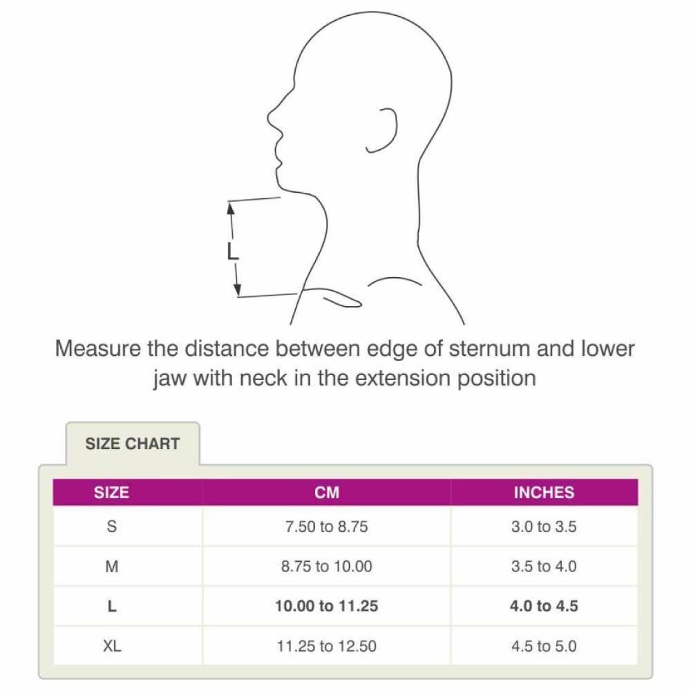 Tynor Soft Cervical Collar with Support - Medium Neck Support (M, Beige)