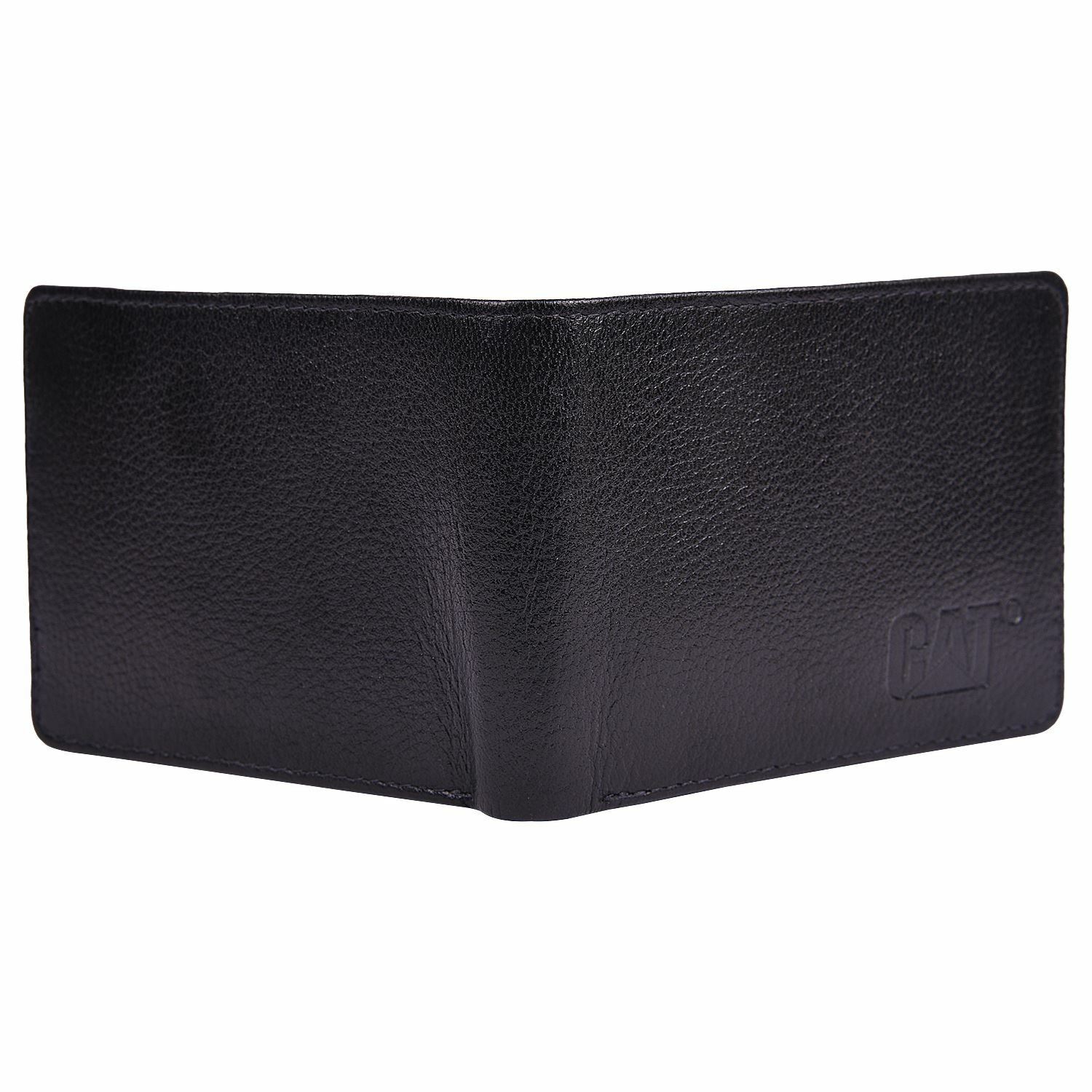 Cat Black Leather Wallet