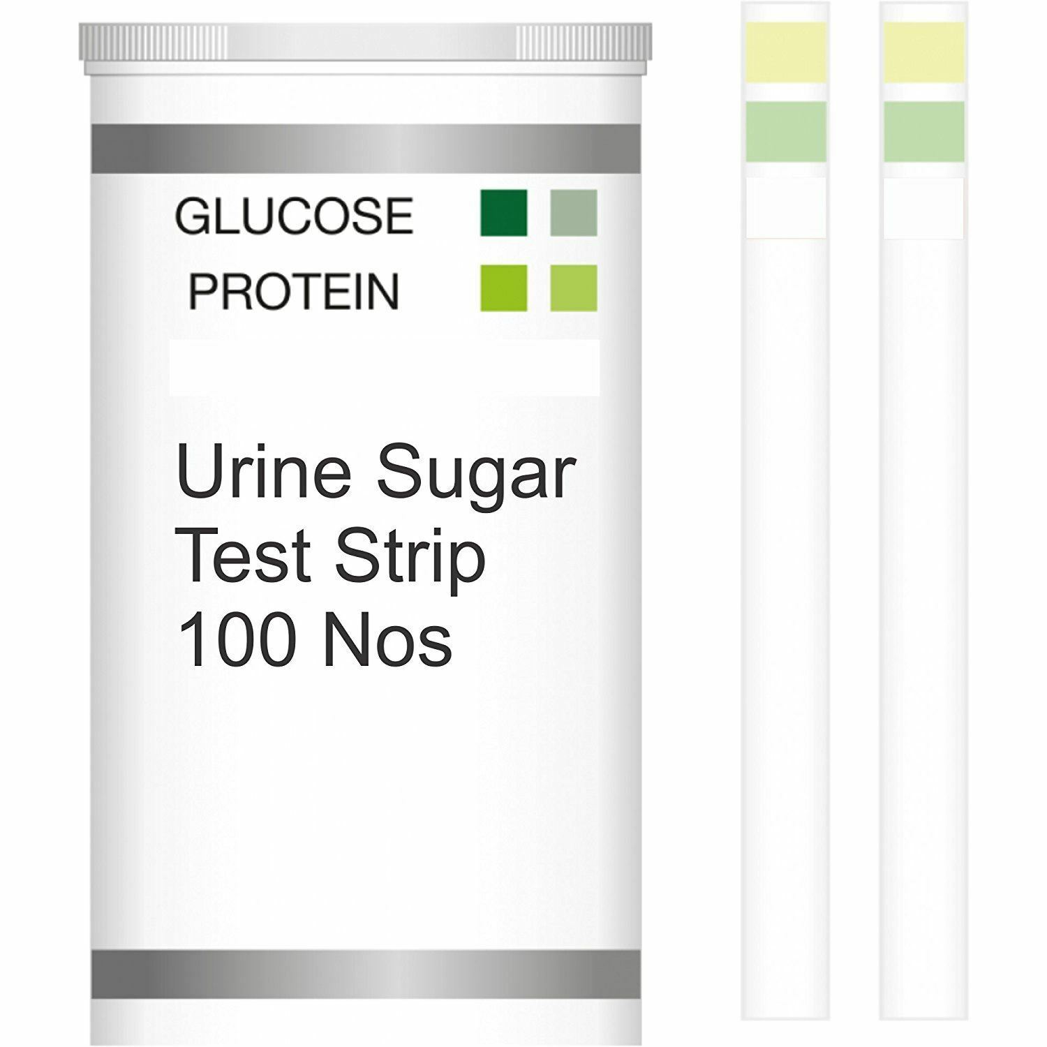Microsidd Urine Strips glucose protien 100 strip pack