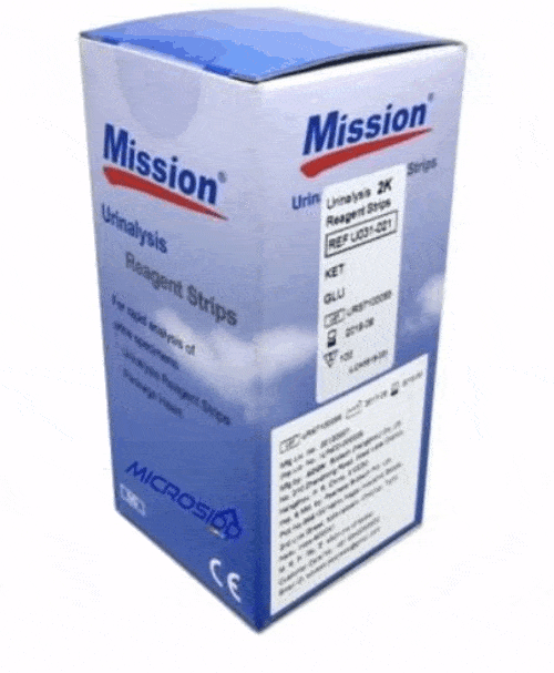 Mission Urine ketone Strips 2gk