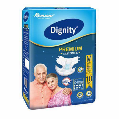 Romsons Dignity Adult Diapers Dignity pack of 10