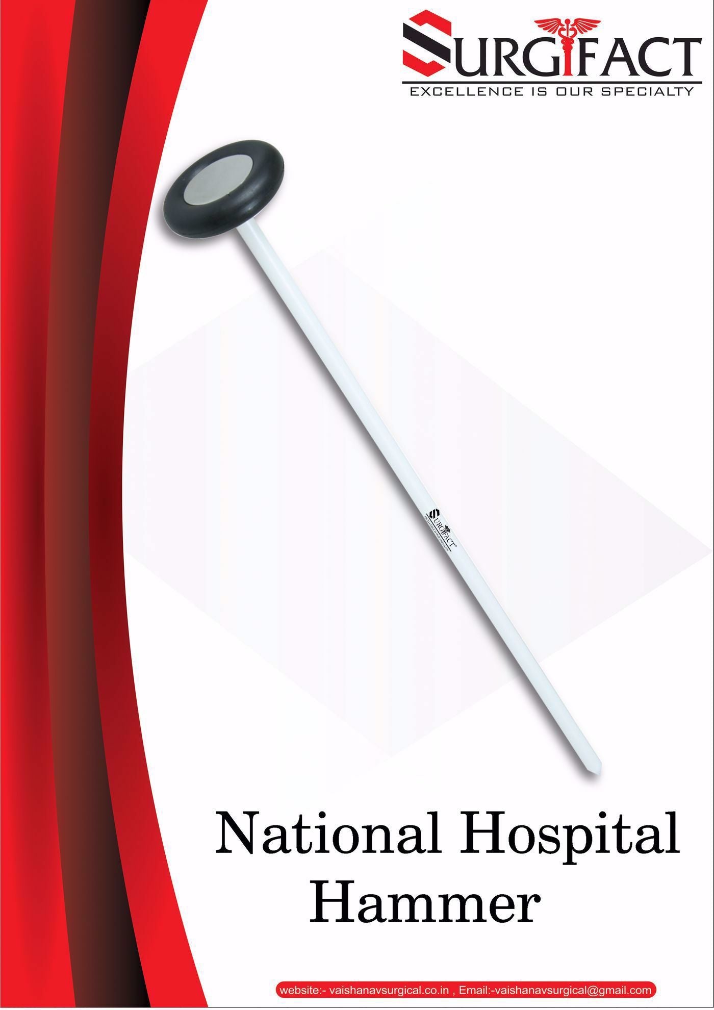 Surgifact National Hospital Reflex Hammer