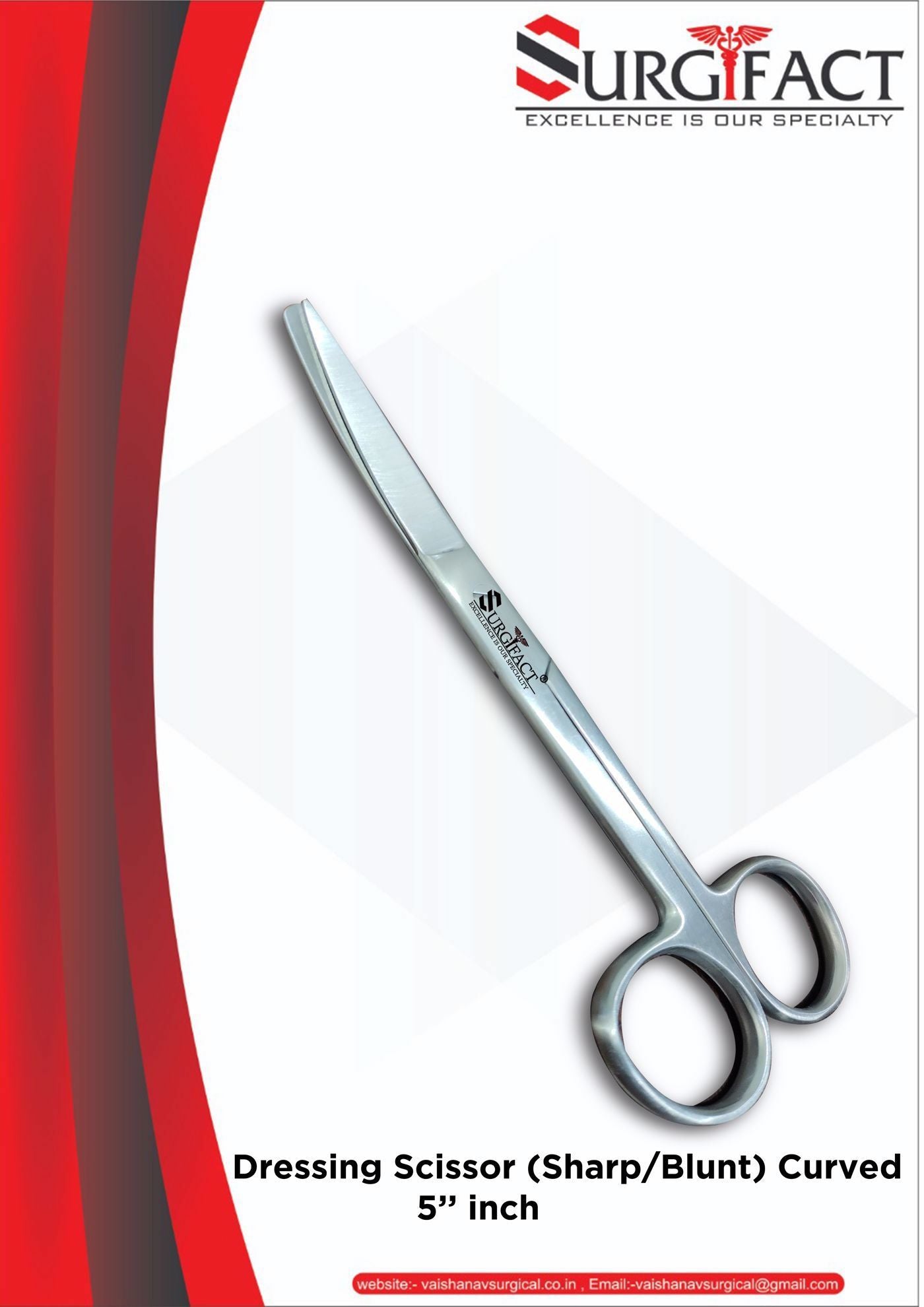 Surgifact Dressing Scissor 5"