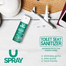 Sanitizer Spray Toilet seat
