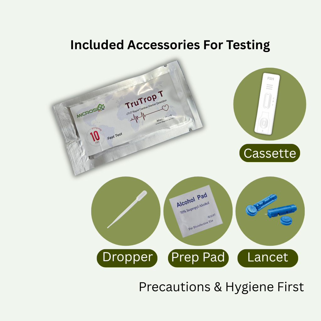 Trutrop T Troponin T Cardiac Test Kit - Microsidd