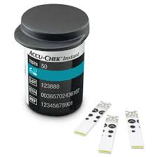 accu chek instant test strips 50