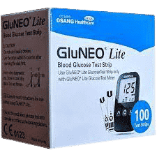 Gluneo Lite Glucometer Strips 100