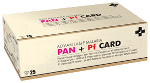 ADVANTAGE MALARIA PAN +Pf CARD 25test pack