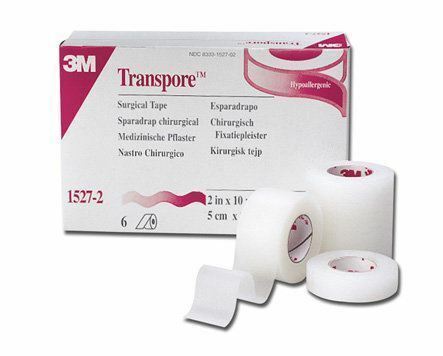 Transpore™ Surgical Tape  2 Inches Pack of 6 Rolls