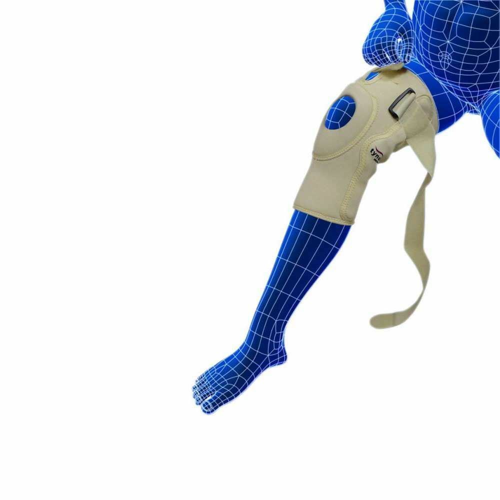 Tynor Hinged Brace Neoprene Cap Knee Support (XXL, Beige)