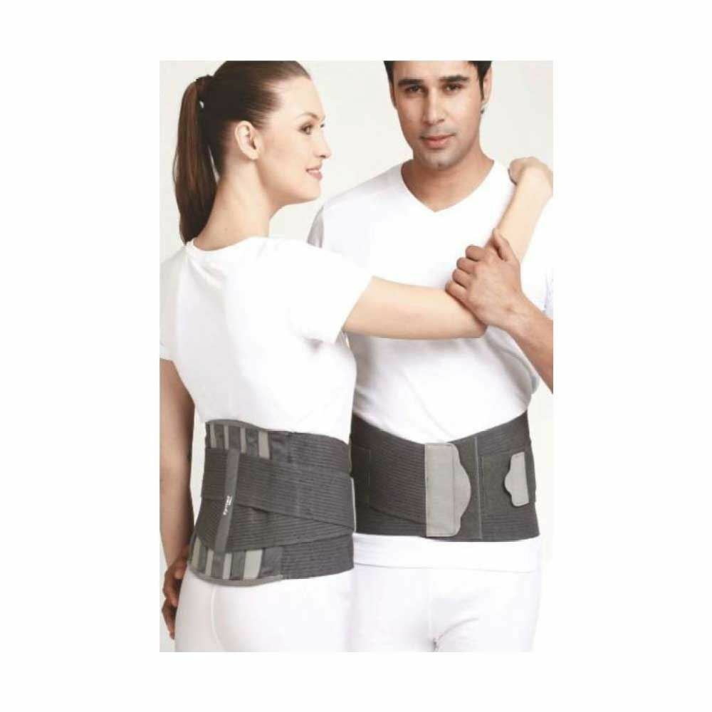 Tynor LS Belt Lumbopore Lumbar Support (L, Grey)