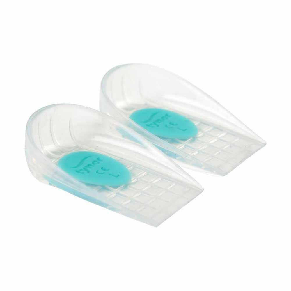 Tynor Orthopaedic Heel Cushion Silicon Heel Pad Heel Support (L, TRANSPARENT)