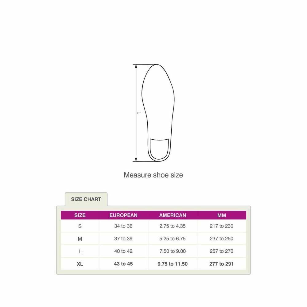 Tynor Orthopaedic Insole Full Length Silicon Cushion Heel Pad Heel Support (XL, TRANSPARENT)