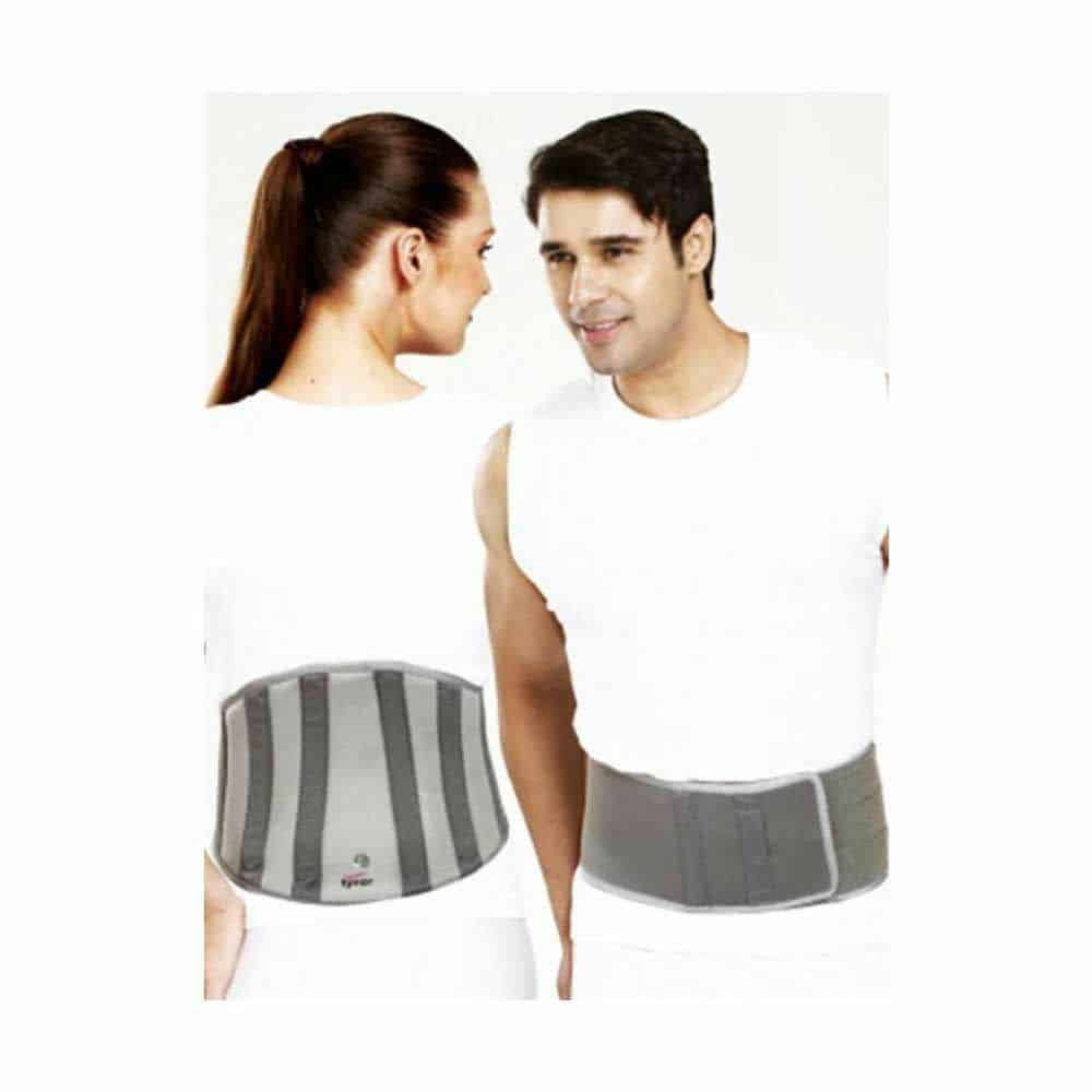 Lumbar Belt  Lumbo Sacral Belt Free Size, Grey Tynor