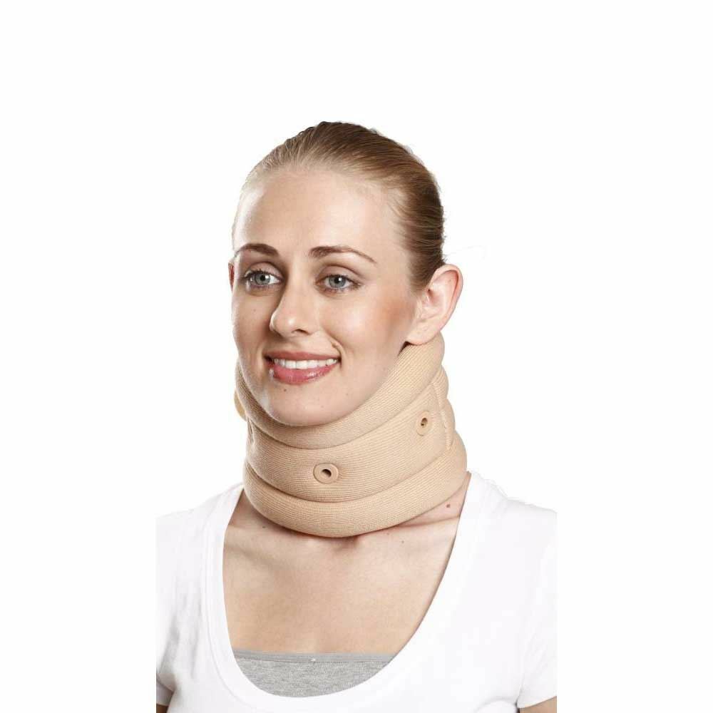 Tynor Soft Cervical Collar with Support - Medium Neck Support (M, Beige)