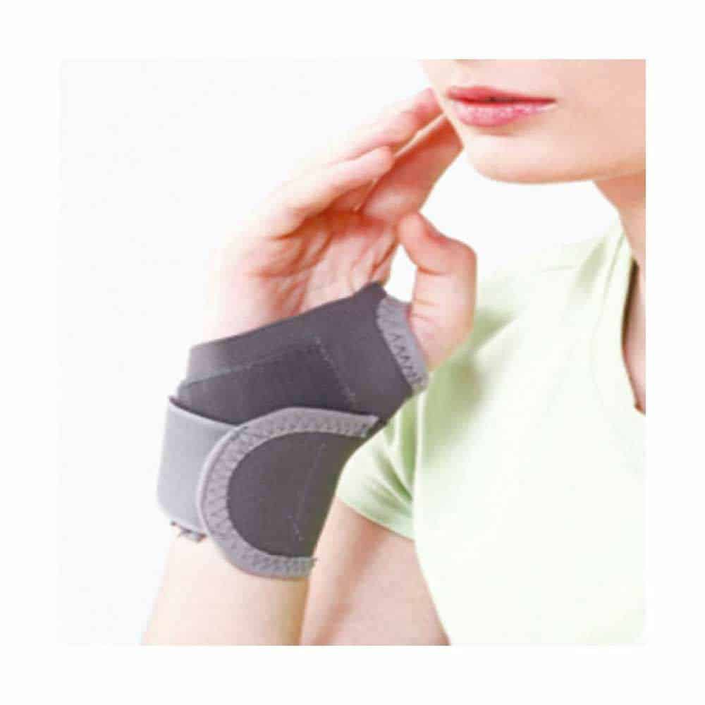 Wrist Brace With Thumb support Universal Free Size Grey