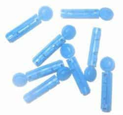 MICROLANCE-100R Round blue glucometer lancets
