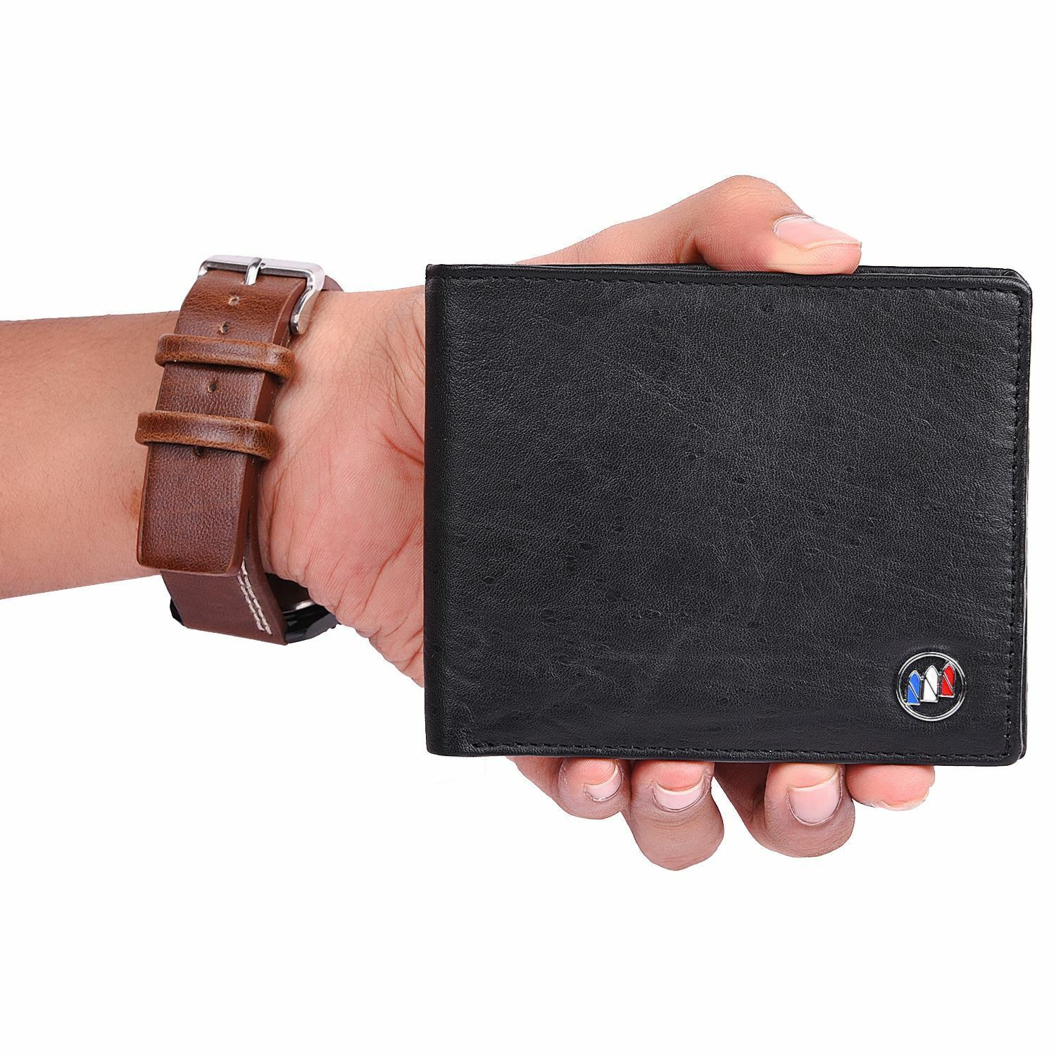 HILFIGER Black Leather Wallet