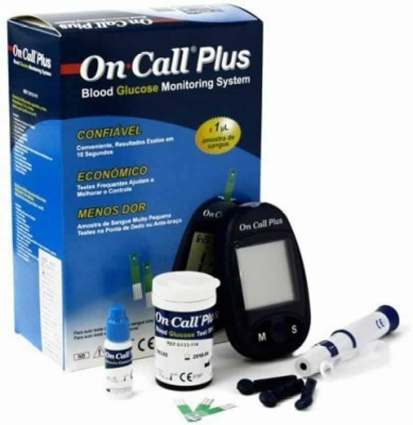 Oncall Plus Glucometer with 10  free strips
