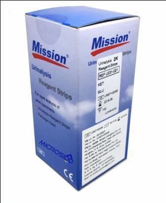 Mission Urine ketone Strips 2gk