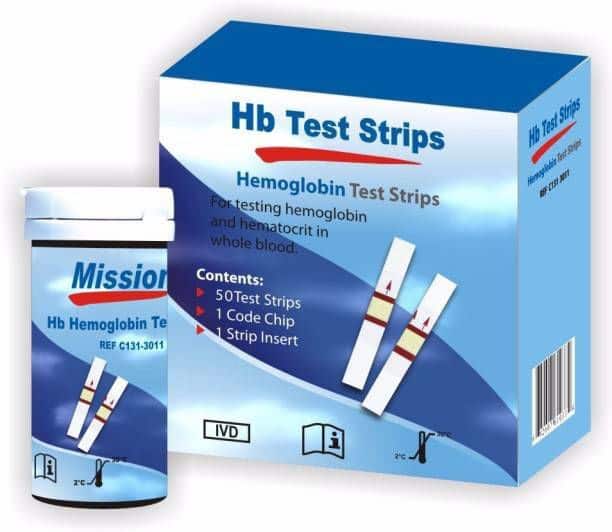 Mission Hb Strips pack of 50 strips