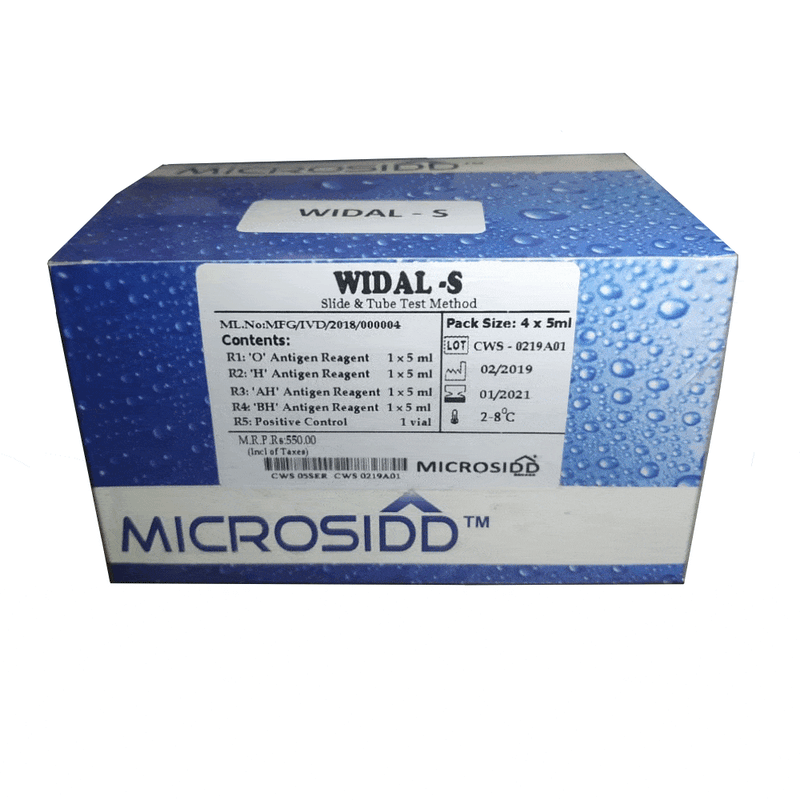 Buy Widal test kit online from manufacturer