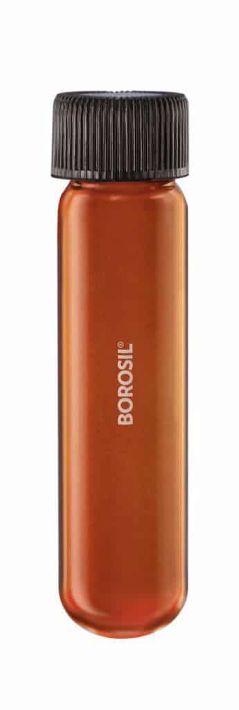 Borosil Culture tubes Amber Round