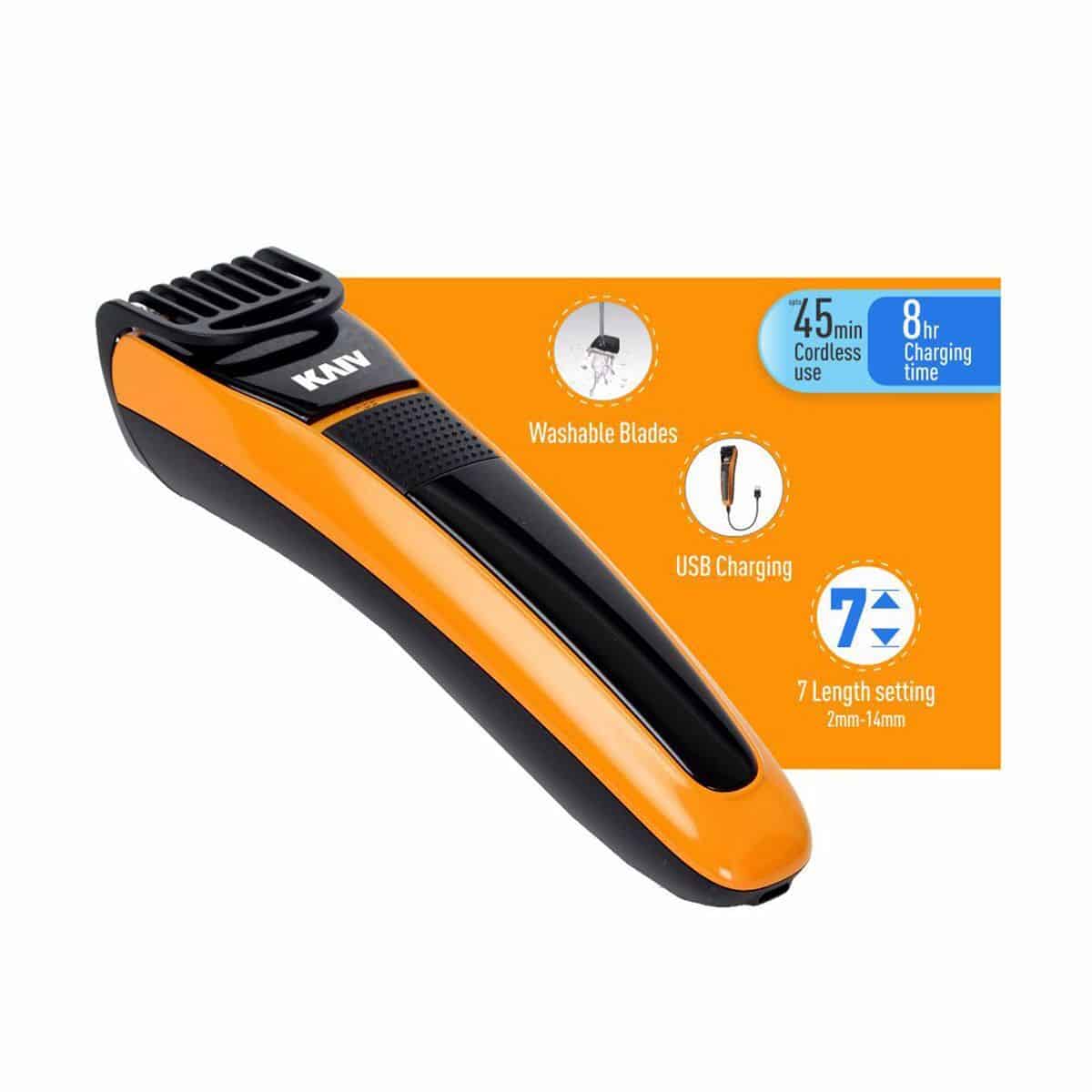 KAIV Trimmer Hair Trimmer Beard trimmer 7 Length Settings