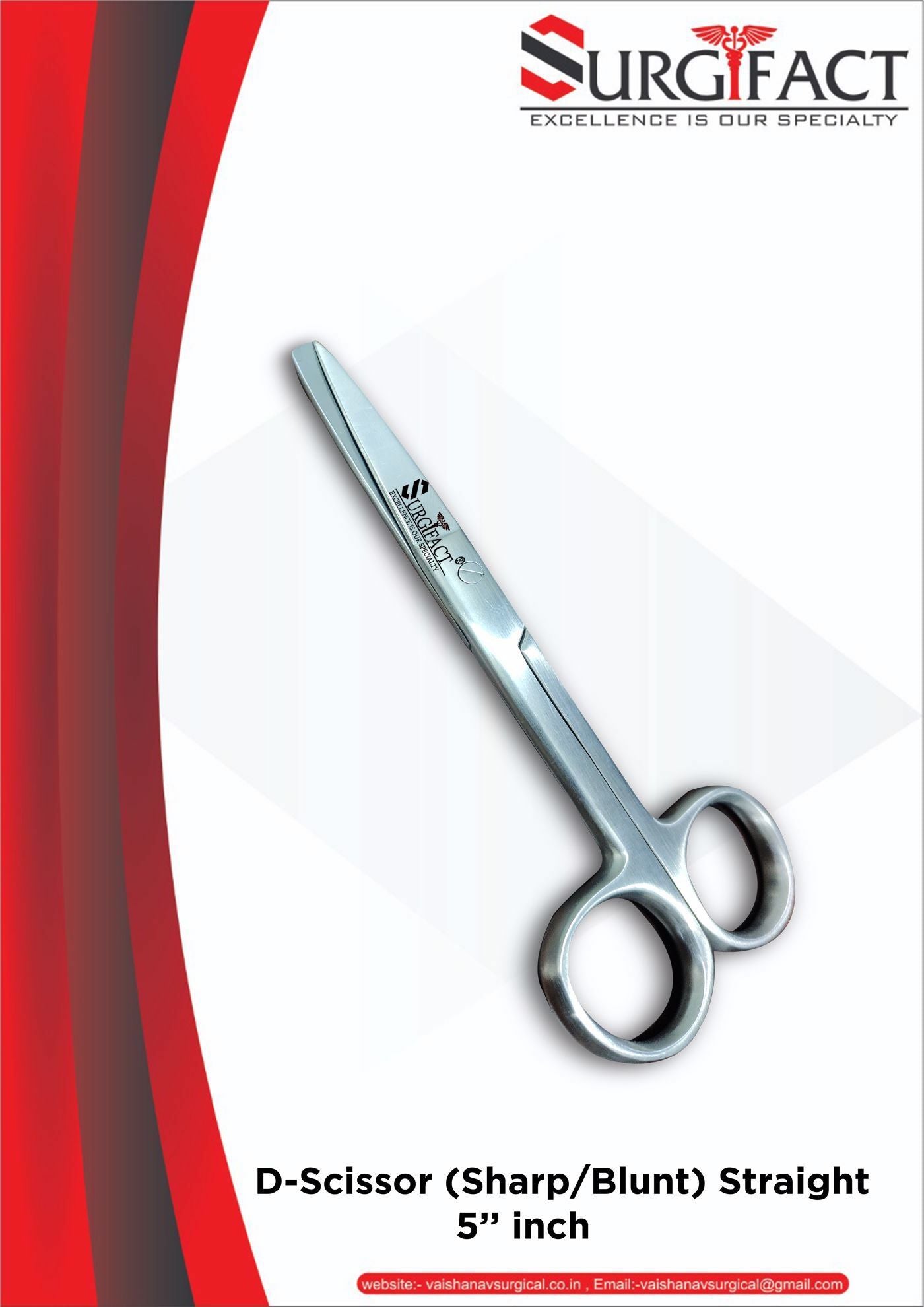 Surgifact Dressing Scissor 5"