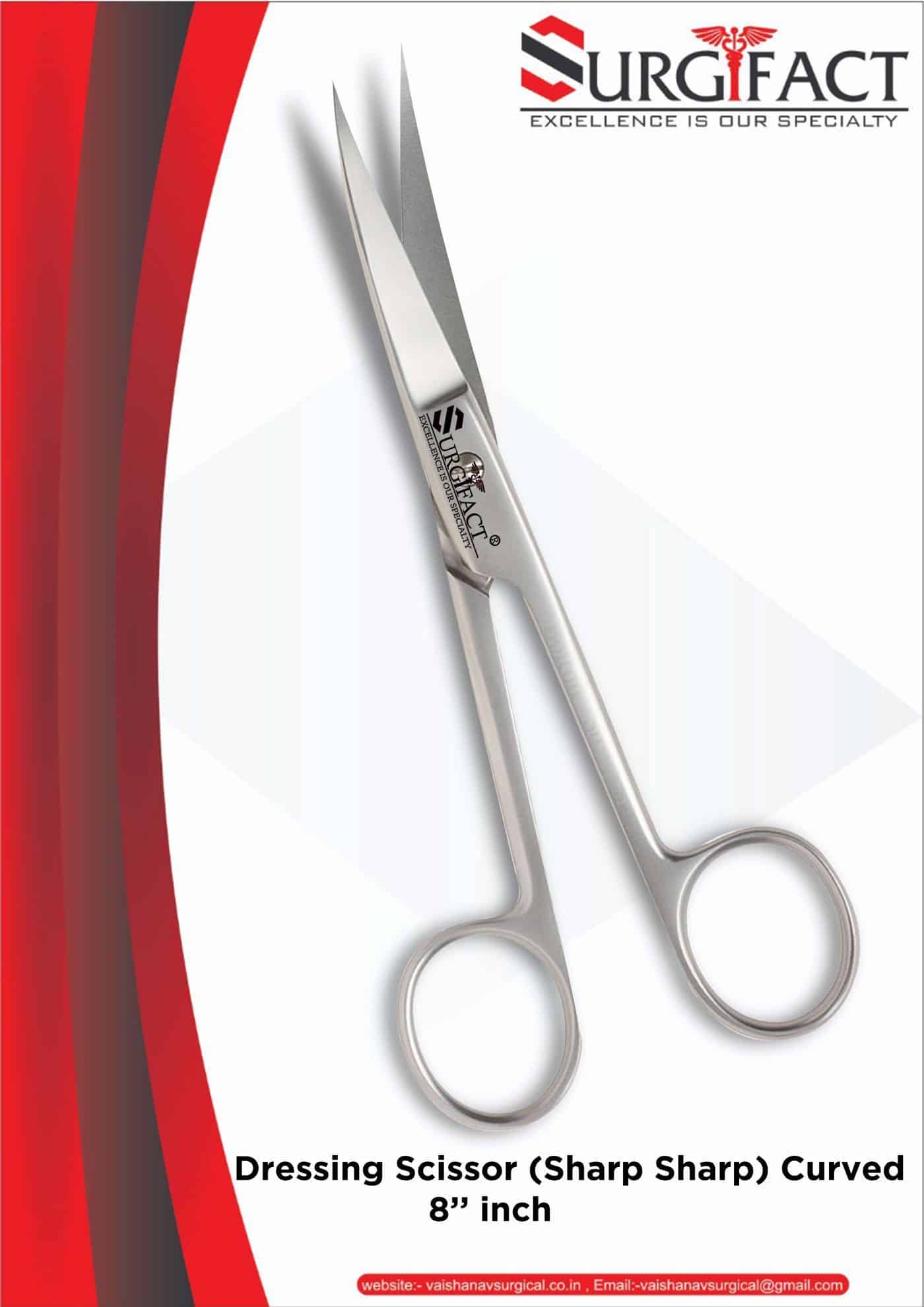 Surgifact Dressing Scissor 8"