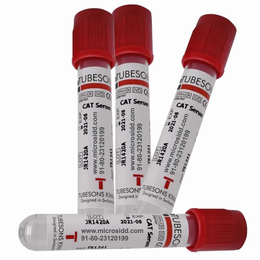 Clot Activator Phlebotomy Vacuum Blood Collection Tube