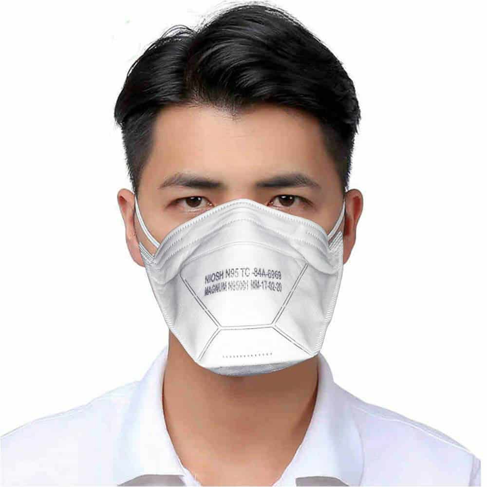 N95 Face Mask Magnum Flat Fold