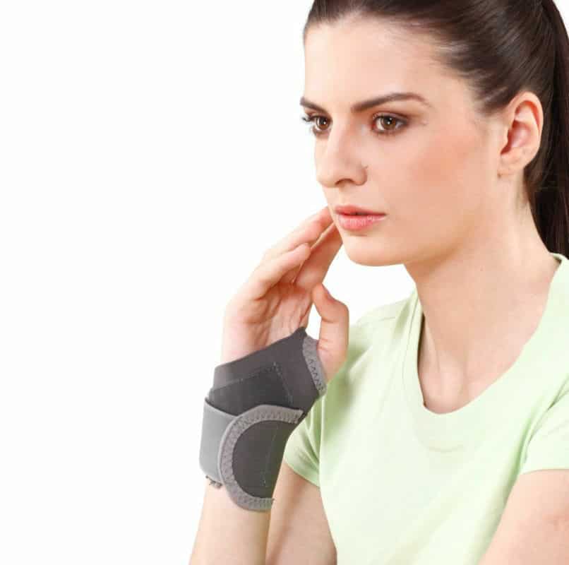 Wrist Brace With Thumb support Universal Free Size Grey