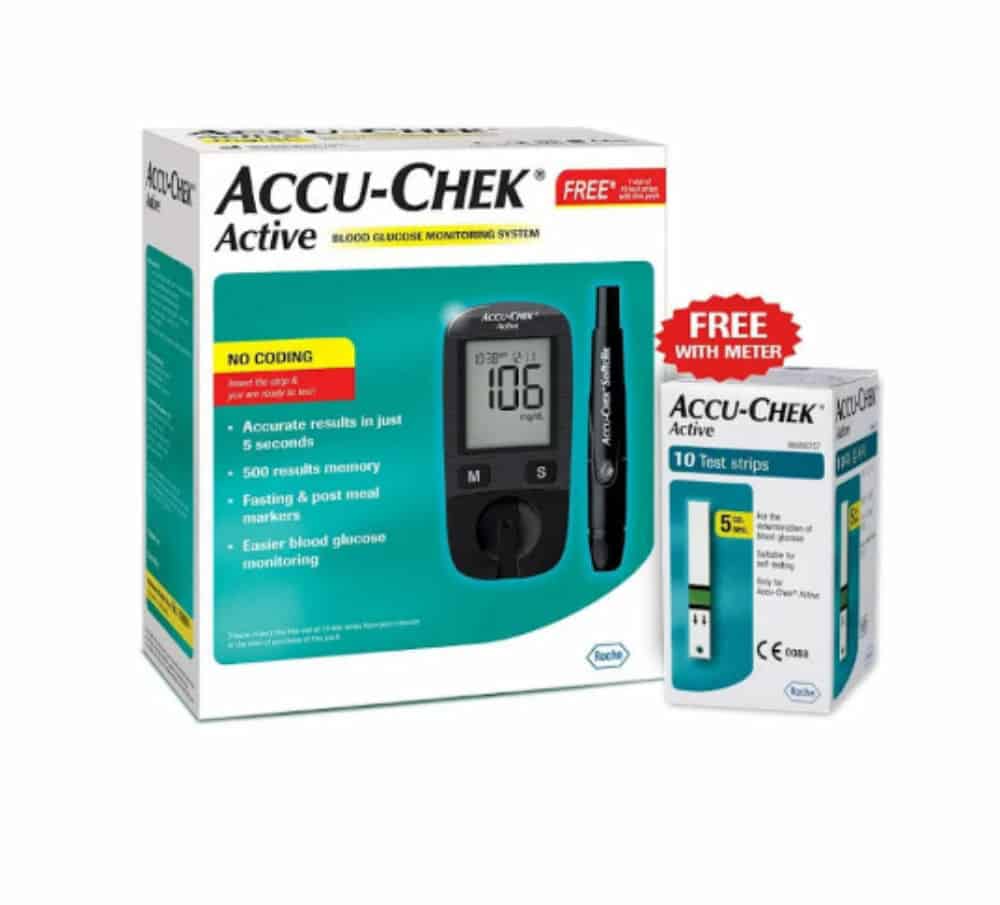 Accu chek Active Glucometer  No-Coding