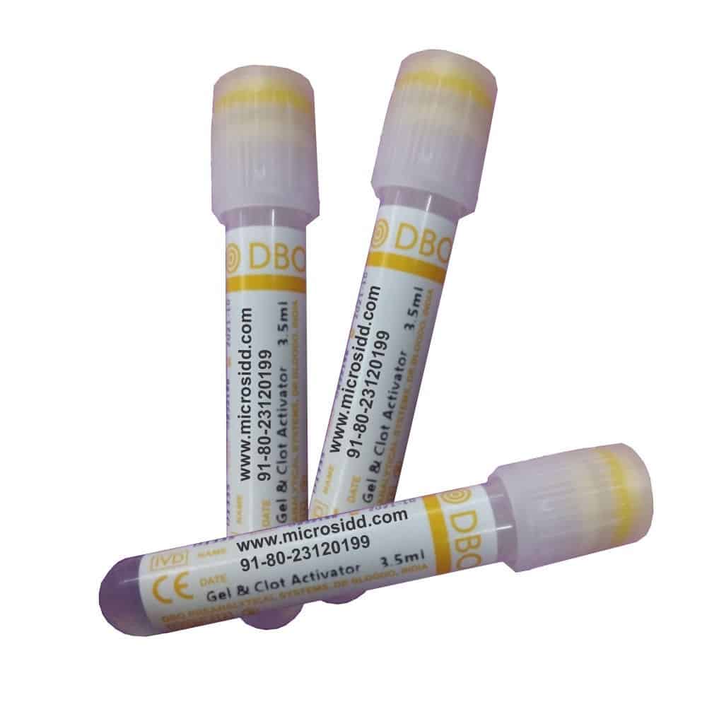 Gel Non Vacuum Tubes DBO