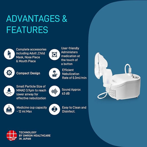 Omron NE-C101 Compressor Nebulizer | Efficient & Reliable Respiratory ...
