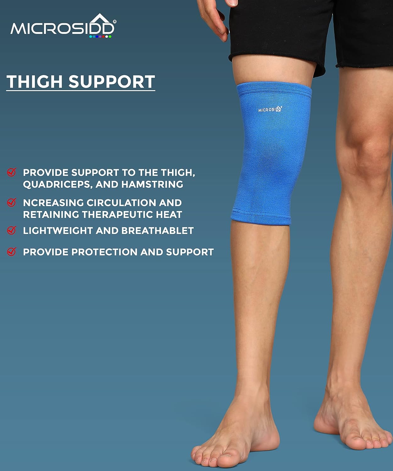 Thigh Support Cotton Spandex - Microsidd