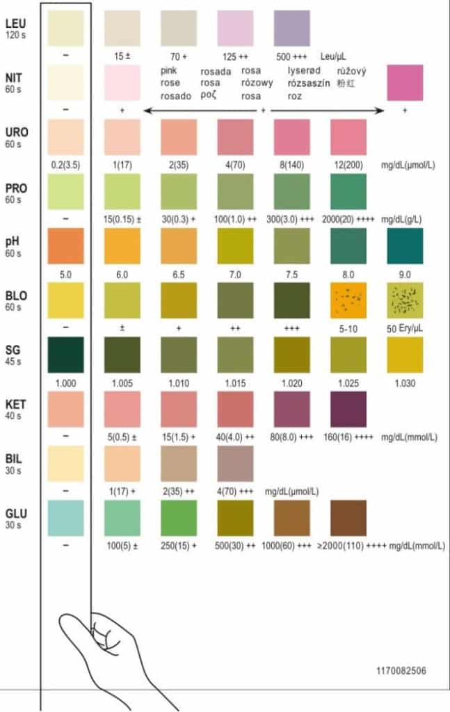 Mission 10U Urine strips