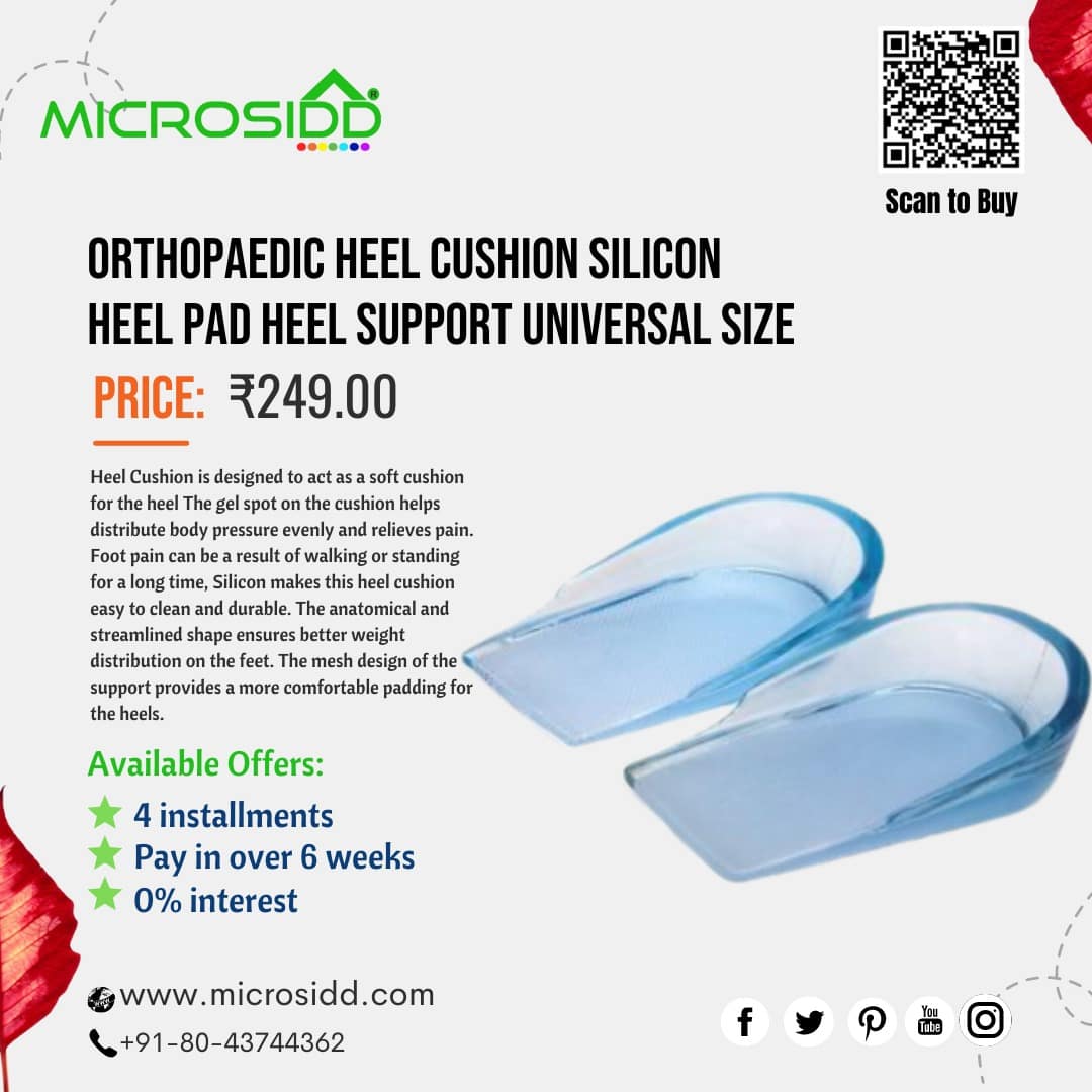 Orthopaedic Heel Cushion Silicon Heel Pad