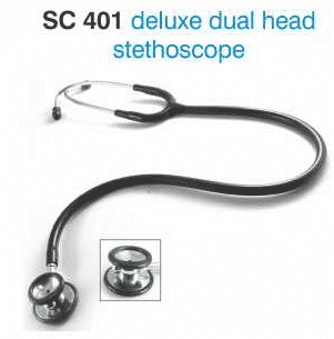 SC 401 DELUXE DUAL HEAD STETHOSCOPE