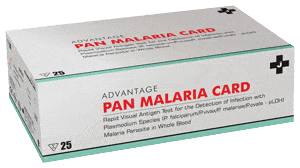 Advantage Malaria Cards 25test pack