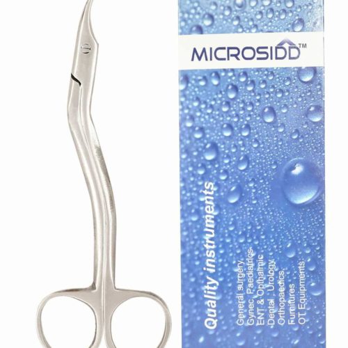 Suture Cutting Scissor 6 inches Curved And Angled Dissecting Scissors  (Sharp/Sharp Blades)